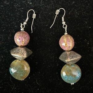 Handcrafted Multicolor Beaded Earrings